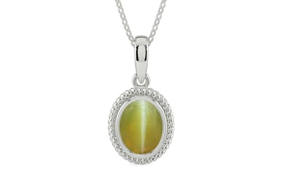 Sterling Silver Cat's Eye Pendant Limited Quality (P7)