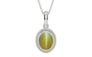 Sterling Silver Cat's Eye Pendant Limited Quality (P7)
