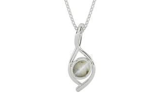 Sterling Silver Cat's Eye Pendant Prime Quality (P1)