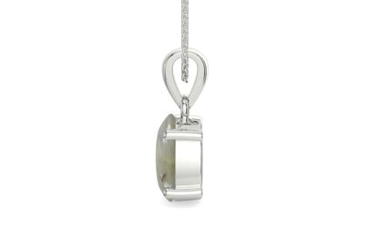 Sterling Silver Cat's Eye Pendant Prime Quality (P10)