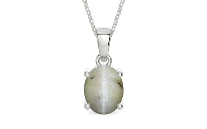 Sterling Silver Cat's Eye Pendant Prime Quality (P10)