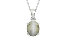 Sterling Silver Cat's Eye Pendant Prime Quality (P10)