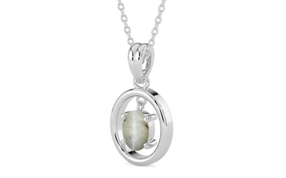 Sterling Silver Cat's Eye Pendant Prime Quality (P2)