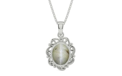 Sterling Silver Cat's Eye Pendant Prime Quality (P5)