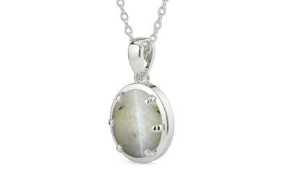 Sterling Silver Cat's Eye Pendant Prime Quality (P8)