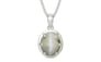Sterling Silver Cat's Eye Pendant Prime Quality (P8)