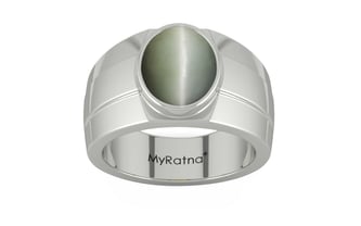 Sterling Silver Cat's Eye Ring Fine Quality (R1)
