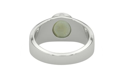 Sterling Silver Cat's Eye Ring Fine Quality (R10)
