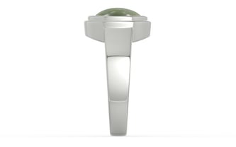 Sterling Silver Cat's Eye Ring Fine Quality (R3)