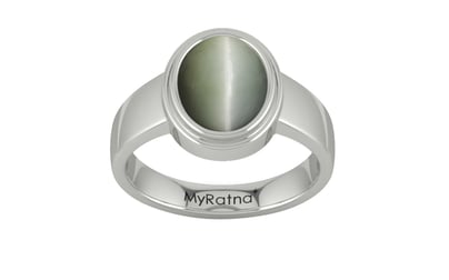 Sterling Silver Cat's Eye Ring Fine Quality (R3)