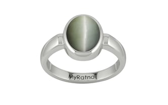 Sterling Silver Cat's Eye Ring Fine Quality (R6)