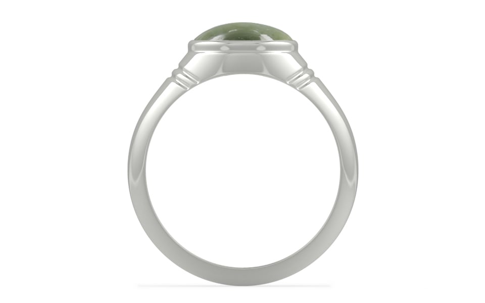 Sterling Silver Cat's Eye Ring Fine Quality (R7)