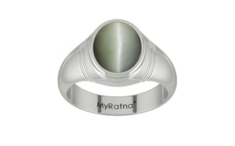 Sterling Silver Cat's Eye Ring Fine Quality (R7)