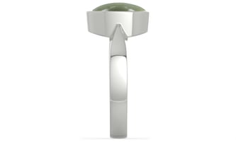 Sterling Silver Cat's Eye Ring Fine Quality (R9)