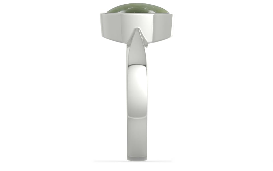 Sterling Silver Cat's Eye Ring Fine Quality (R9)