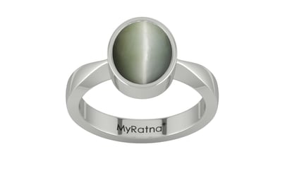 Sterling Silver Cat's Eye Ring Fine Quality (R9)
