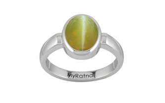 Sterling Silver Cat's Eye Ring Limited Quality (R6)