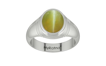 Sterling Silver Cat's Eye Ring Limited Quality (R7)