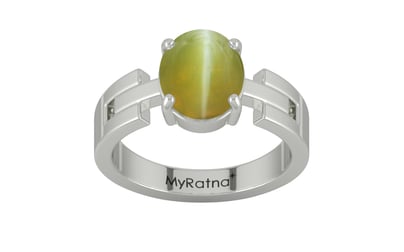 Sterling Silver Cat's Eye Ring Limited Quality (R8)