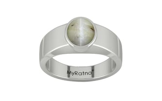 Sterling Silver Cat's Eye Ring Prime Quality (R10)