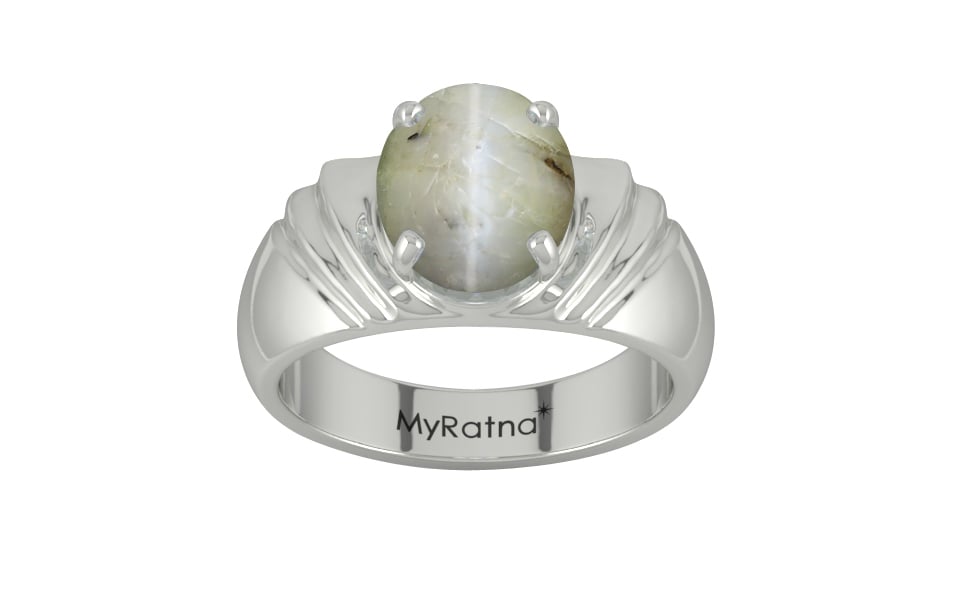 Sterling Silver Cat's Eye Ring Prime Quality (R4)