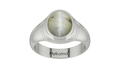 Sterling Silver Cat's Eye Ring Prime Quality (R7)