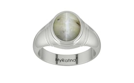 Sterling Silver Cat's Eye Ring Prime Quality (R7)