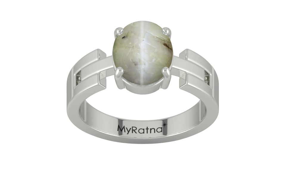 Sterling Silver Cat's Eye Ring Prime Quality (R8)