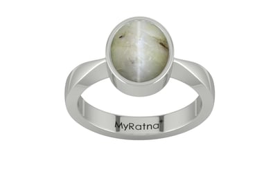 Sterling Silver Cat's Eye Ring Prime Quality (R9)