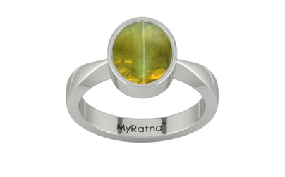 Sterling Silver Cat's Eye Ring Rare Quality (R9)