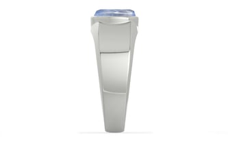 Sterling Silver Ceylon Blue Sapphire Ring Fine Quality (R10)