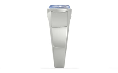 Sterling Silver Ceylon Blue Sapphire Ring Fine Quality (R10)