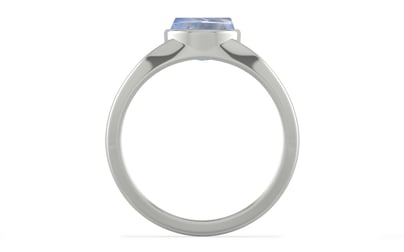 Sterling Silver Ceylon Blue Sapphire Ring Fine Quality (R10)