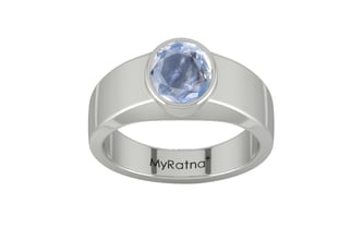 Sterling Silver Ceylon Blue Sapphire Ring Fine Quality (R10)