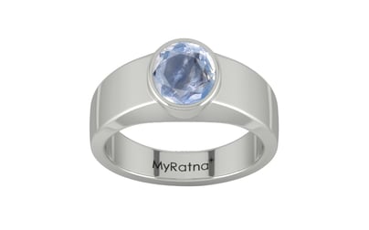 Sterling Silver Ceylon Blue Sapphire Ring Fine Quality (R10)