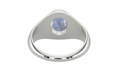 Sterling Silver Ceylon Blue Sapphire Ring Fine Quality (R12)