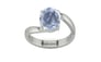 Sterling Silver Ceylon Blue Sapphire Ring Fine Quality (R2)