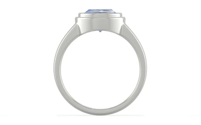 Sterling Silver Ceylon Blue Sapphire Ring Fine Quality (R3)