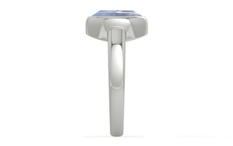 Sterling Silver Ceylon Blue Sapphire Ring Fine Quality (R6)