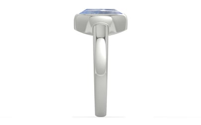 Sterling Silver Ceylon Blue Sapphire Ring Fine Quality (R6)