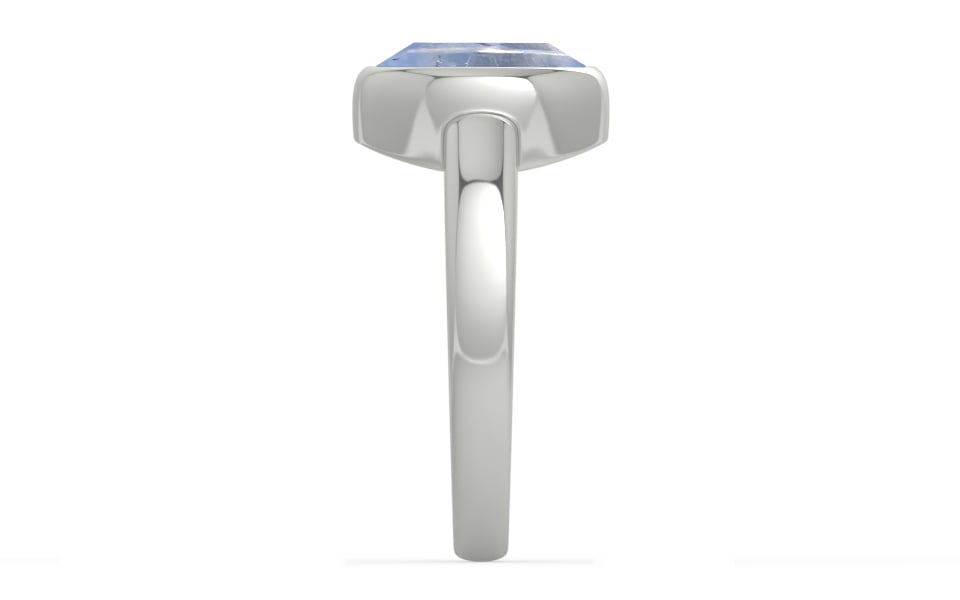 Sterling Silver Ceylon Blue Sapphire Ring Fine Quality (R6)