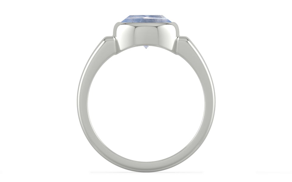 Sterling Silver Ceylon Blue Sapphire Ring Fine Quality (R6)