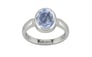Sterling Silver Ceylon Blue Sapphire Ring Fine Quality (R6)