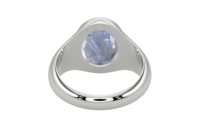 Sterling Silver Ceylon Blue Sapphire Ring Fine Quality (R7)