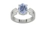 Sterling Silver Ceylon Blue Sapphire Ring Fine Quality (R8)