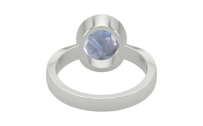 Sterling Silver Ceylon Blue Sapphire Ring Fine Quality (R9)