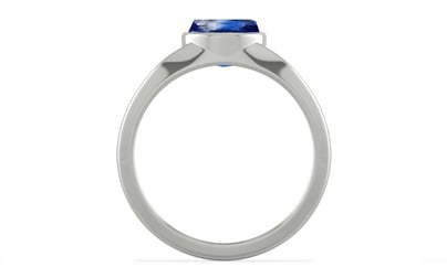 Sterling Silver Ceylon Blue Sapphire Ring Limited Quality (R10)