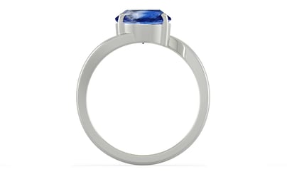 Sterling Silver Ceylon Blue Sapphire Ring Limited Quality (R2)