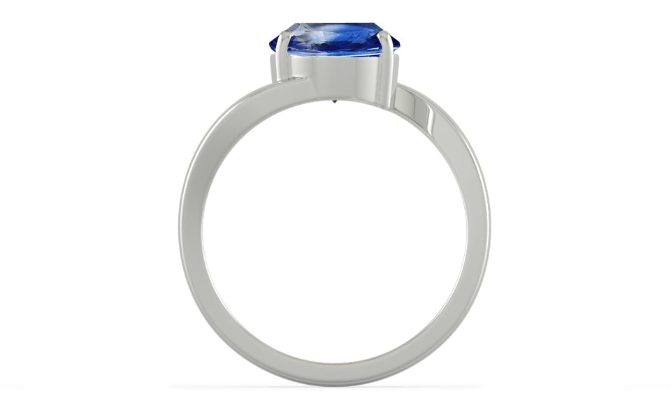 Sterling Silver Ceylon Blue Sapphire Ring Limited Quality (R2)