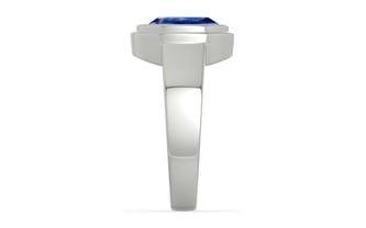 Sterling Silver Ceylon Blue Sapphire Ring Limited Quality (R3)